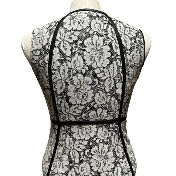 Calvin Klein White Floral Lace Dress 6 - www.joarbit.com